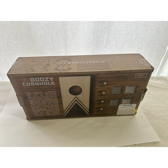 Boozy Cornhole Wooden the Krafstman Co Fun Game! - Picture 3 of 3